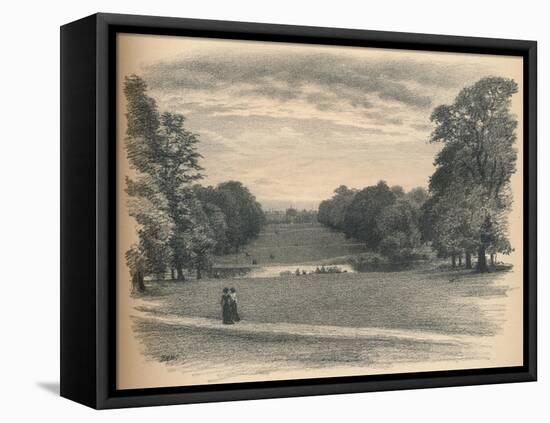 The Vista, Kensington Palace, 1902-Thomas Robert Way-Framed Stretched Canvas