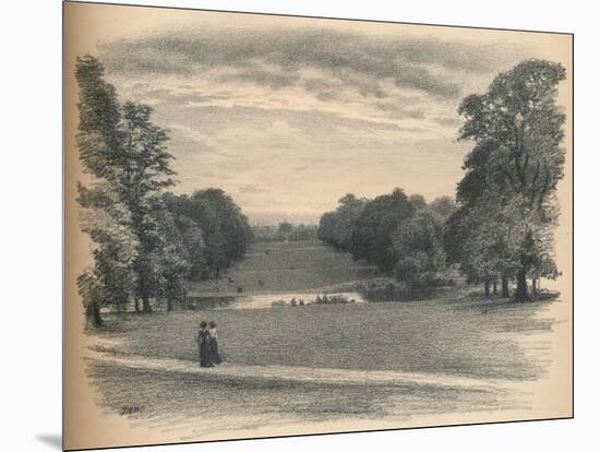 The Vista, Kensington Palace, 1902-Thomas Robert Way-Mounted Giclee Print