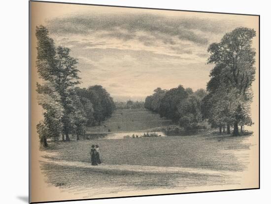 The Vista, Kensington Palace, 1902-Thomas Robert Way-Mounted Giclee Print