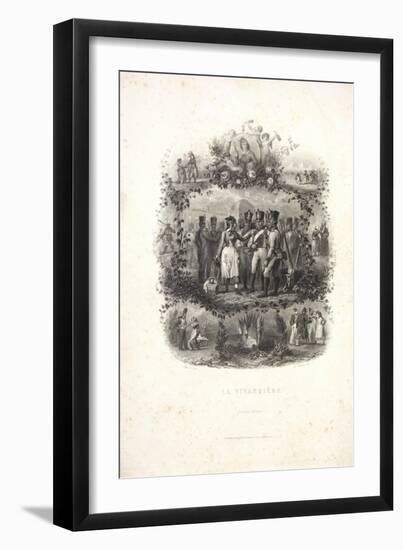 The Vivandiere-Denis Auguste Marie Raffet-Framed Giclee Print