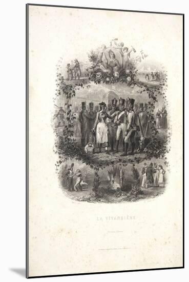The Vivandiere-Denis Auguste Marie Raffet-Mounted Giclee Print
