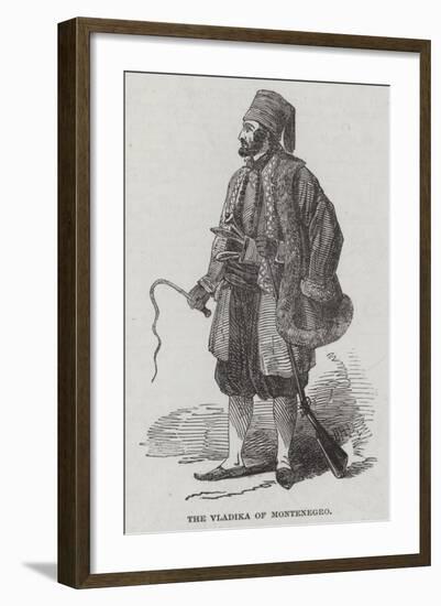 The Vladika of Montenegro-null-Framed Giclee Print