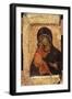 The Vladimir Madonna and Child, Russian Icon, Moscow School-Andrei Rublev-Framed Premium Giclee Print