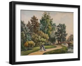 The Vlakhernskoye-Kuzminki Estate, C. 1840-Johann Nepomuk Rauch-Framed Giclee Print