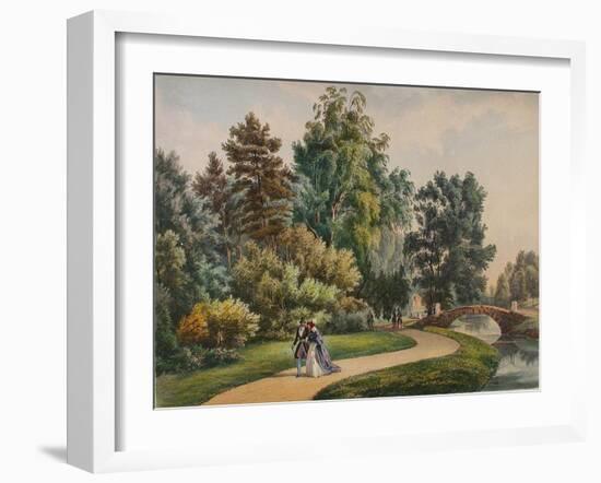 The Vlakhernskoye-Kuzminki Estate, C. 1840-Johann Nepomuk Rauch-Framed Giclee Print