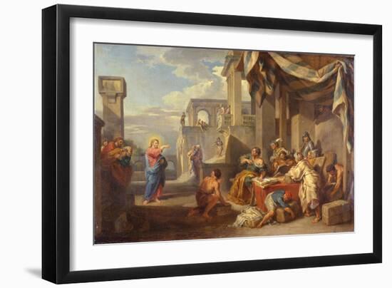 The Vocation of Saint Matthew, 1752-Giovanni Paolo Panini-Framed Giclee Print