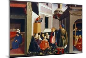 The Vocation of St Nicholas, 1437-Fra Angelico-Mounted Giclee Print
