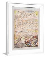 The Voice of the Devil, Illustration and Text from 'The Marriage of Heaven and Hell', C.1790-3-William Blake-Framed Giclee Print