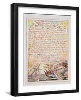 The Voice of the Devil, Illustration and Text from 'The Marriage of Heaven and Hell', C.1790-3-William Blake-Framed Giclee Print