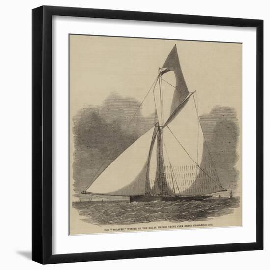 The Volante, Winner of the Royal Thames Yacht Club Grand Challenge Cup-null-Framed Giclee Print