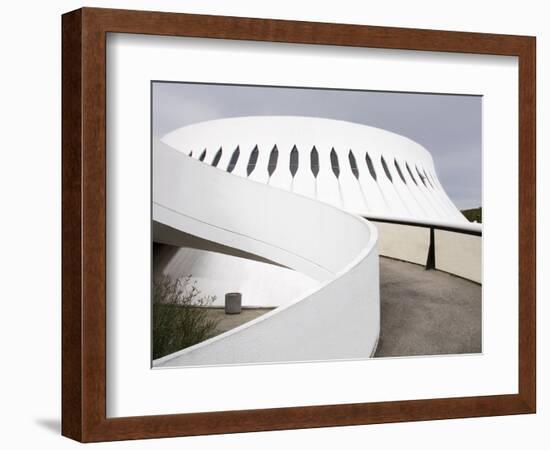 The Volcan Cultural Centre Designed By Oscar Niemeyer, Le Havre, Normandy, France, Europe-Richard Cummins-Framed Photographic Print