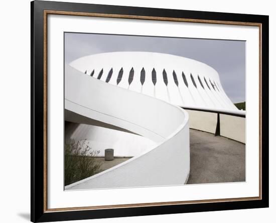 The Volcan Cultural Centre Designed By Oscar Niemeyer, Le Havre, Normandy, France, Europe-Richard Cummins-Framed Photographic Print