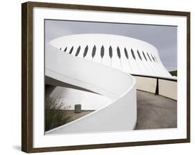 The Volcan Cultural Centre Designed By Oscar Niemeyer, Le Havre, Normandy, France, Europe-Richard Cummins-Framed Photographic Print