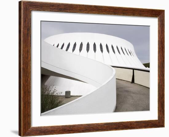 The Volcan Cultural Centre Designed By Oscar Niemeyer, Le Havre, Normandy, France, Europe-Richard Cummins-Framed Photographic Print