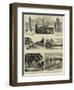 The Volcanic Eruption in Java, Sketches in the Neighbourhood of the Affected Districts-null-Framed Giclee Print
