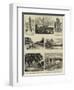 The Volcanic Eruption in Java, Sketches in the Neighbourhood of the Affected Districts-null-Framed Giclee Print