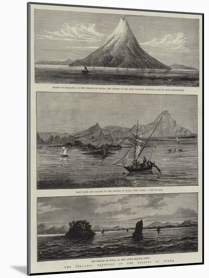 The Volcanic Eruption in the Straits of Sunda-null-Mounted Giclee Print