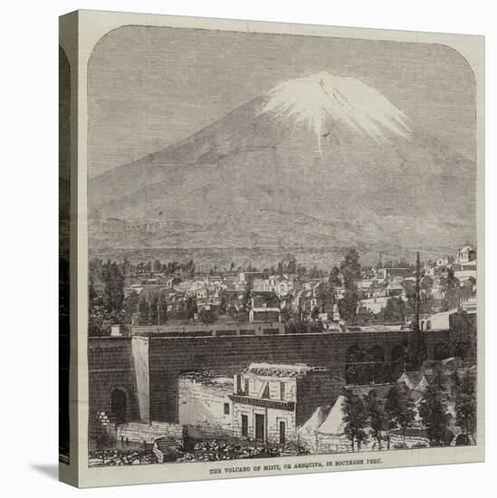 The Volcano of Misti, or Arequipa, in Southern Peru-null-Stretched Canvas