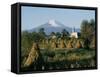 The Volcano of Popocatepetl, Puebla State, Mexico, North America-Robert Cundy-Framed Stretched Canvas