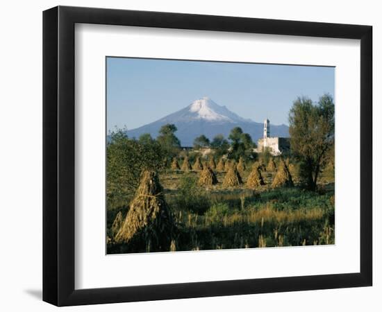 The Volcano of Popocatepetl, Puebla State, Mexico, North America-Robert Cundy-Framed Photographic Print