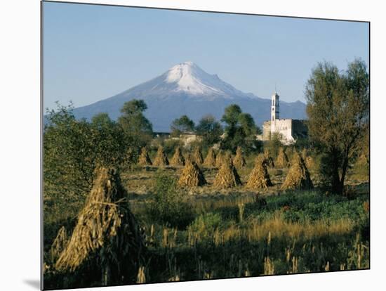 The Volcano of Popocatepetl, Puebla State, Mexico, North America-Robert Cundy-Mounted Photographic Print