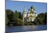 The Volga and Kremlin-null-Mounted Giclee Print