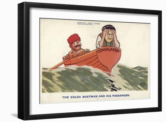 The Volga Boatman and His Passenger-null-Framed Giclee Print