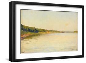 The Volga River Bank, 1889-Isaak Ilyich Levitan-Framed Giclee Print