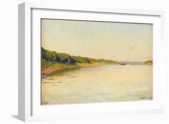 The Volga River Bank, 1889-Isaak Ilyich Levitan-Framed Giclee Print