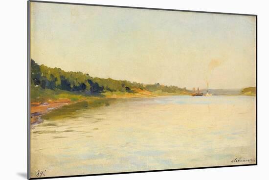 The Volga River Bank, 1889-Isaak Ilyich Levitan-Mounted Giclee Print