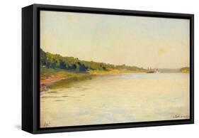 The Volga River Bank, 1889-Isaak Ilyich Levitan-Framed Stretched Canvas