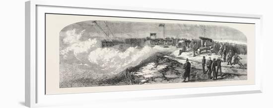 The Volunteer Artillery at Shoeburyness: Firing for the Prince of Wales's Prize, UK, 1865-null-Framed Premium Giclee Print