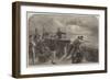 The Volunteer Artillery Corps Learning Gun Practice at Hythe-Matthew "matt" Somerville Morgan-Framed Giclee Print