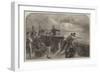 The Volunteer Artillery Corps Learning Gun Practice at Hythe-Matthew "matt" Somerville Morgan-Framed Giclee Print