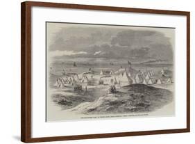 The Volunteer Camp, on Crosby Sands, Near Liverpool-null-Framed Giclee Print