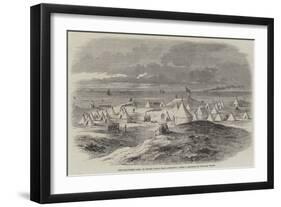 The Volunteer Camp, on Crosby Sands, Near Liverpool-null-Framed Giclee Print