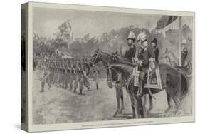 The Volunteer Centenary Review before the Prince of Wales at the Horse Guards' Parade-Henry Charles Seppings Wright-Stretched Canvas