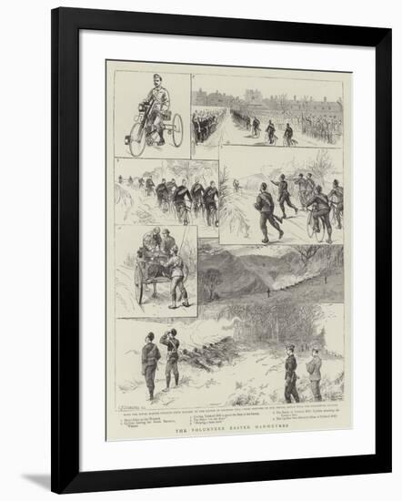 The Volunteer Easter Manoeuvres-Charles Joseph Staniland-Framed Giclee Print