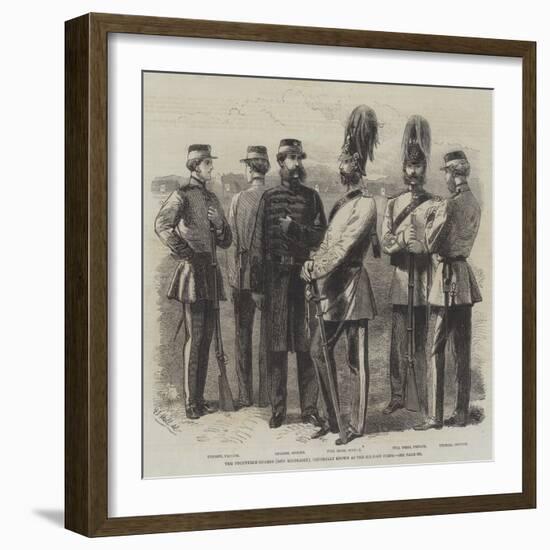 The Volunteer Guards (32nd Middlesex), Generally known as the Six-Foot Corps-Frederick John Skill-Framed Giclee Print