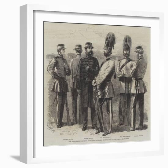 The Volunteer Guards (32nd Middlesex), Generally known as the Six-Foot Corps-Frederick John Skill-Framed Giclee Print