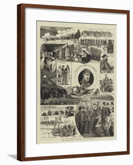 The Volunteer Meeting at Wimbledon-null-Framed Giclee Print