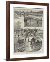 The Volunteer Movement in Ceylon-null-Framed Giclee Print