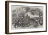 The Volunteer Review and Sham Fight at Panshanger Park-null-Framed Giclee Print