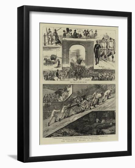 The Volunteer Review at Brighton-null-Framed Giclee Print