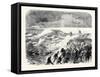 The Volunteer Review at Dover: Scene at the Wreck of H.M.S. Ferret at the Admiralty Pier Uk 1869-null-Framed Stretched Canvas