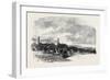 The Volunteer Review at Dover: Traction Engines Bringing Volunteer Artillery into Position Uk 1869-null-Framed Giclee Print