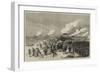 The Volunteer Review at Portsmouth, Attack on Southsea Castle-null-Framed Giclee Print