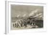 The Volunteer Review at Portsmouth, Attack on Southsea Castle-null-Framed Giclee Print