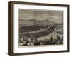 The Volunteer Review at Tring on Easter Monday, the March Past at Beacon Hill-null-Framed Giclee Print