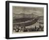 The Volunteer Review at Tring on Easter Monday, the March Past at Beacon Hill-null-Framed Giclee Print